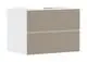 Hansgrohe-HG-Xevolos-E-Waschtischunterschrank-Mattweiss-780-550-mit-2-Schubkaesten-fuer-Konsolen-mit-Aufsatzwaschtisch-geschliffen-Bronze-Struktur-54187390 gallery number 1